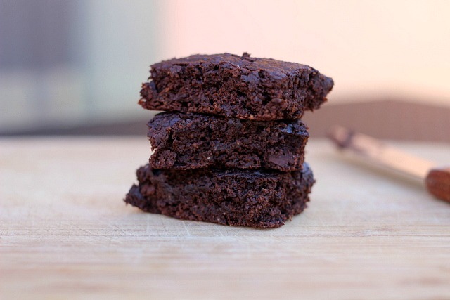 stack of brownies