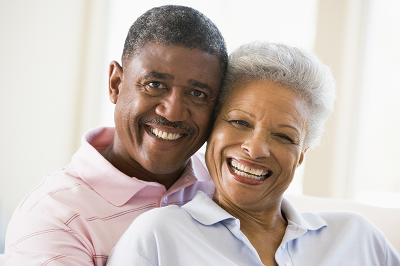smiling couple